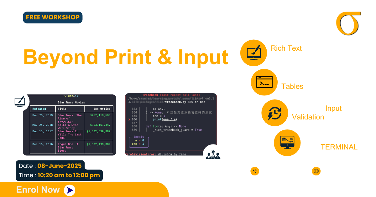 Beyond Print and Input: Build Beautiful Visuals & Reliable CLIs in Python - skill disk